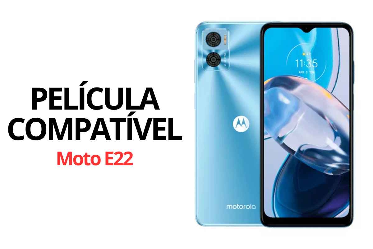 Película Compatível Moto E22