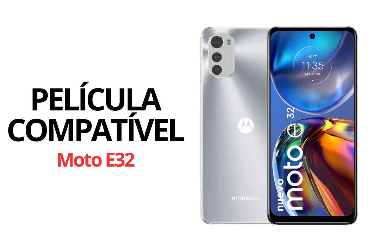 Película Compatível Moto E32