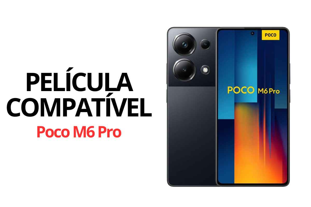 Película Compatível Poco M6 Pro