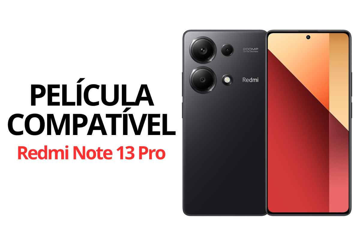 Película Compatível Samsung Redmi Note 13 Pro