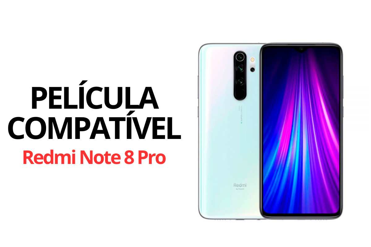 Película Compatível Redmi Note 8 Pro